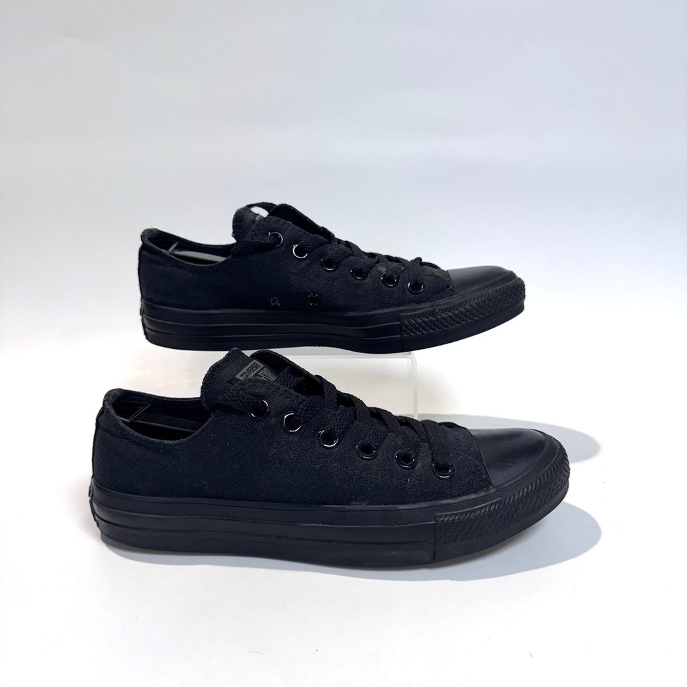 Converse All Star Chucks Triple Black Low Shoes M5039 Unisex M5/W7 Comfort